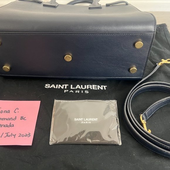 Saint laurent navy baby sac de jour bag - Picture 5 of 8